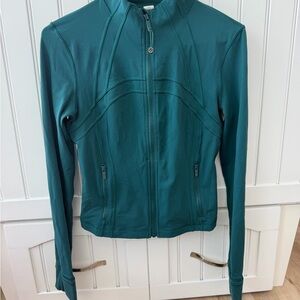 lululemon athletica Teal Bomber-Style Zip Jacket